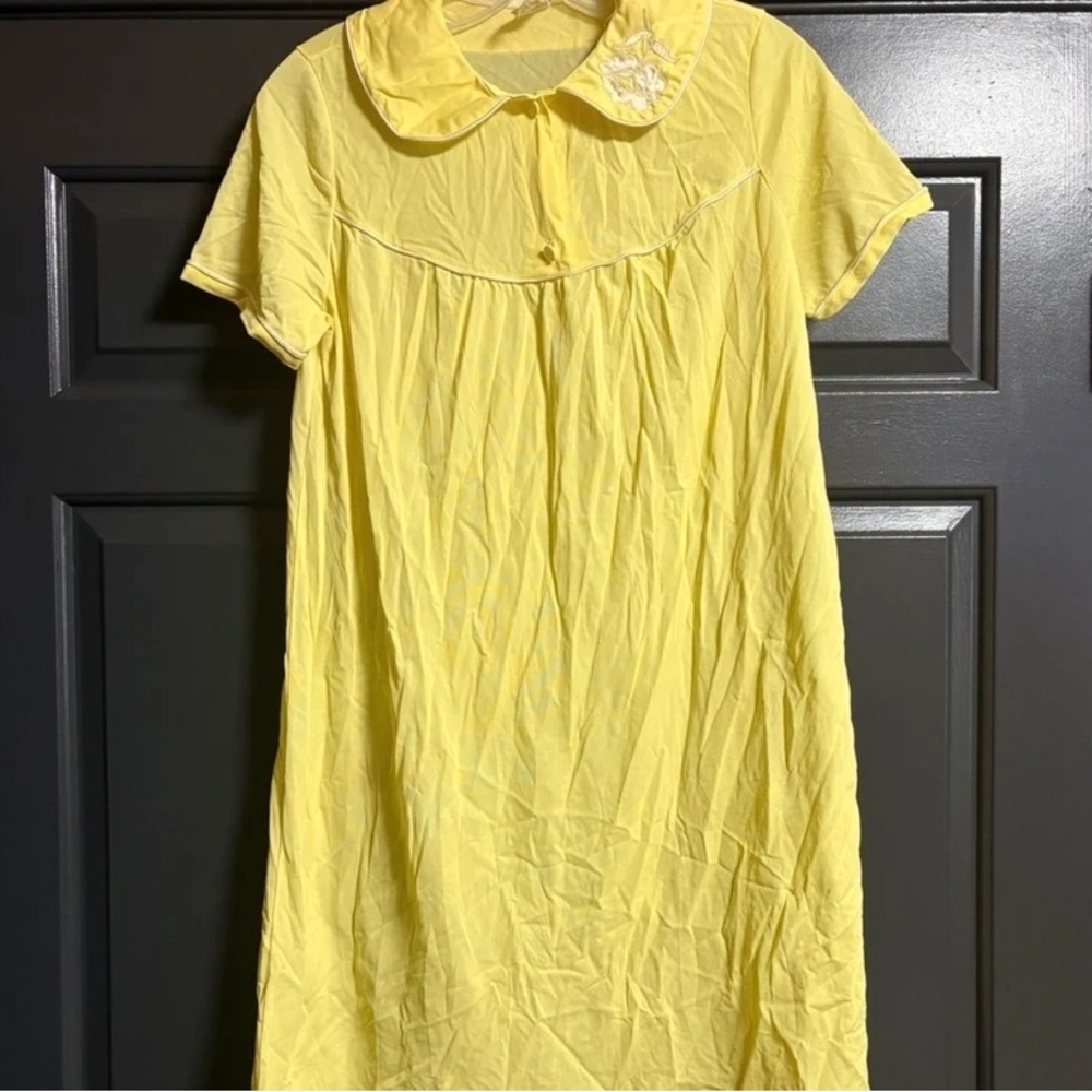 Yellow Peter Pan Collar Kids Dress
